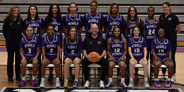 MGA Women's basketball team photo